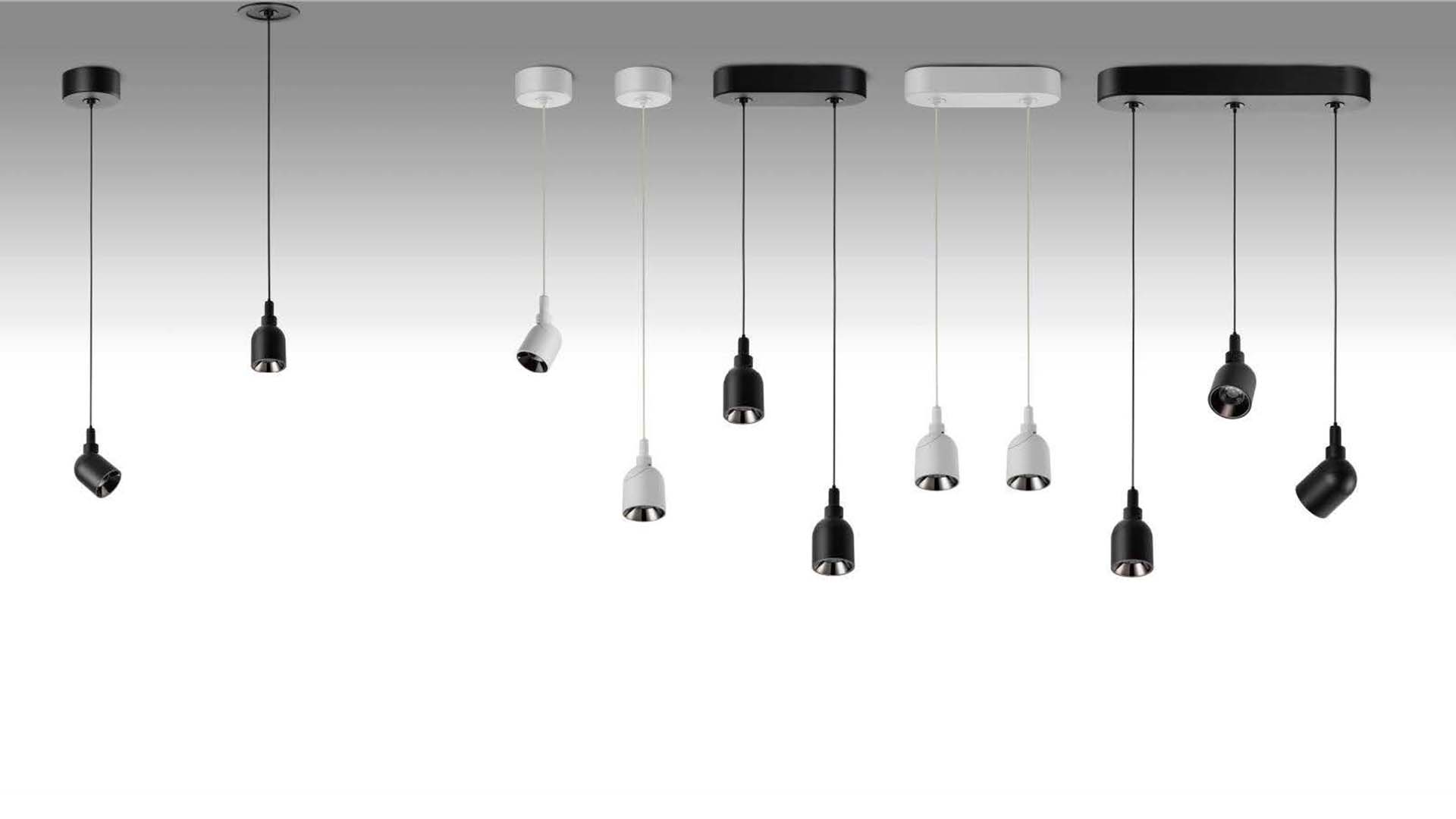 Outdoor garden lighting installation